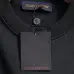 Louis Vuitton Vintage Gold Embroidered Letter Logo Crew Neck Pullover Sweatshirt For Men Black #B67385