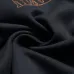 Louis Vuitton Vintage Gold Embroidered Letter Logo Crew Neck Pullover Sweatshirt For Men Black #B67385