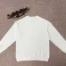 Moncler Arched Logo Crew‑Neck Sweatshirt, White, Black #B68057