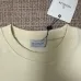 Moncler Archive Script Logo Crew‑Neck Sweatshirt, Black, Cream, Orange #B68056