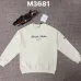 Moncler Archive Script Logo Crew‑Neck Sweatshirt, Black, Cream, Orange #B68056