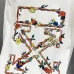 Off-White Long Sleeve Shirt Floral Arrow Back Print, Black, White #B68569