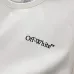 Off-White Long Sleeve Shirt Floral Arrow Back Print, Black, White #B68569