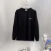Off-White Long Sleeve Tee Frayed Arrow Back Graphic, Black, White #B68571