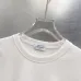 Off-White Long Sleeve Tee With Blue Arrow Logo Print, Black, White #B68568