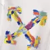 Off-White Paint Splash Arrow Crew Neck Sweatshirt, White &amp; Black #B67845