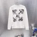 Off‑White Arrow Logo Crew Neck Sweatshirt, White &amp; Black #B67840