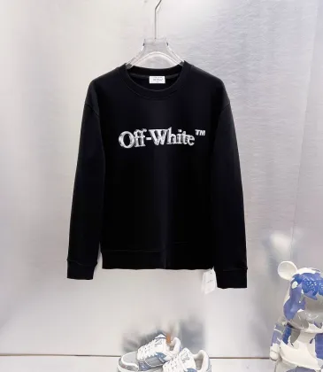 Off‑White Arrow Logo Crew Neck Sweatshirt, White &amp; Black #B67840