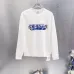 Off‑White Blue Tape Logo Crew Neck Sweatshirt, White &amp; Black #B67847