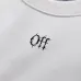 Off‑White Dark Blue Thorn Arrow Crew Neck Sweatshirt, White &amp; Black #B67846