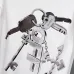 Off‑White Key &amp; Skeleton Print Crew Neck Sweatshirt, White/Black #B67839