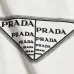 Prada Triangle Label Letter Print Crew Neck Sweatshirt Unisex Long Sleeve Pullover #B67236