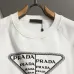 Prada Triangle Label Letter Print Crew Neck Sweatshirt Unisex Long Sleeve Pullover #B67236
