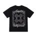 Amiri Bandana Patchwork Short‑Sleeve Tee, Brown, Black #B68065