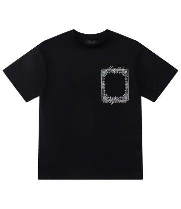 Amiri Bandana Patchwork Short‑Sleeve Tee, Brown, Black #B68065
