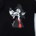Amiri Cartoon Wolf Graphic Short‑Sleeve Tee, Black #B68067