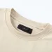 Amiri Hollywood Club Script Short‑Sleeve Tee, Beige, Black #B68066