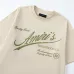 Amiri Hollywood Club Script Short‑Sleeve Tee, Beige, Black #B68066