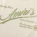 Amiri Hollywood Club Script Short‑Sleeve Tee, Beige, Black #B68066