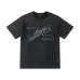 Amiri Hollywood Club Script Short‑Sleeve Tee, Beige, Black #B68066