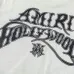 Amiri Hollywood Gothic Logo Short‑Sleeve Tee, White, Black #B68063