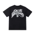 Amiri Hollywood Gothic Logo Short‑Sleeve Tee, White, Black #B68063