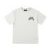 Amiri Hollywood Gothic Logo Short‑Sleeve Tee, White, Black #B68063