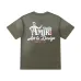 Amiri Studio Art &amp; Design Logo Short‑Sleeve Tee, Olive Green, Black #B68068