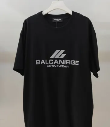 Balenciaga T-shirts for Men Balenciaga Men's Active Logo T Shirt Black/White #A54085 Balenciaga T-shirts for Men Balenciaga Men's Active Logo T Shirt Black/White #A54085