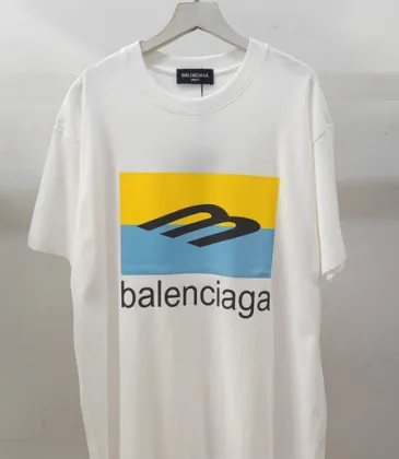 Balenciaga T-shirts for Men Pure Cotton Graphic White #A54094 Balenciaga T-shirts for Men Pure Cotton Graphic White #A54094