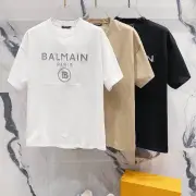 Balmain T-Shirts for men Black/White #A46950