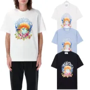Casablanca T-Shirts Black/White #A50317