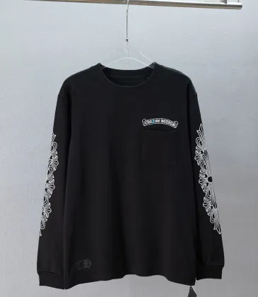 Chrome Hearts x Rolling Stones Las Vegas Long Sleeve Tee, White, Black #B68583