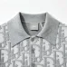 Dior All‑Over Oblique Jacquard Knit Short Sleeve Polo Shirt #B67460