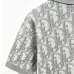 Dior All‑Over Oblique Jacquard Knit Short Sleeve Polo Shirt #B67460