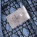 Dior Check Jacquard Wool Knit Short Sleeve Polo Shirt, Blue #B68867