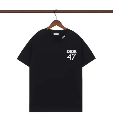 D-ior T-shirts for men Letter Printing 47 Black/White #A48650 D-ior T-shirts for men Letter Printing 47 Black/White #A48650