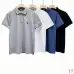 D-ior T-shirts for men Solid Color Buttons Black/White/blue #A46600