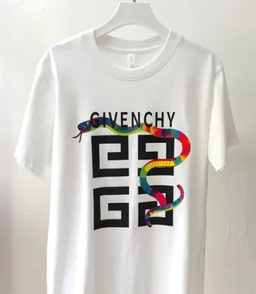 Givenchy White T Shirt with Colorful Snake and Black Logo Graphic Print Design for Men #A54252 Givenchy White T Shirt with Colorful Snake and Black Logo Graphic Print Design for Men #A54252