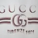 Gucci FIRENZE 1921 Logo Print Crew Neck Casual Short‑Sleeve T‑Shirt #B67394