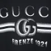 Gucci FIRENZE 1921 Logo Print Crew Neck Casual Short‑Sleeve T‑Shirt #B67394