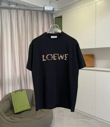 LOEWE T-shirts for MEN Black/White #A54525 LOEWE T-shirts for MEN Black/White #A54525