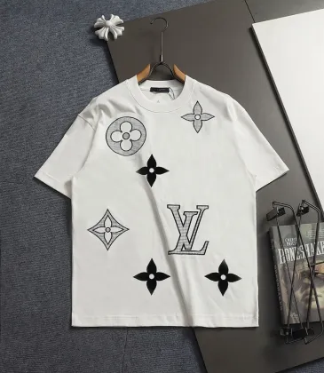 LV Style 3D Embroidered Casual T-Shirt, S-XL #A63540