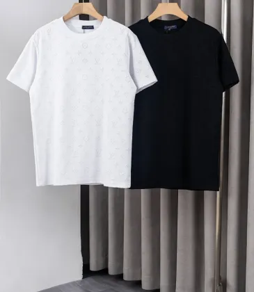 LV Style Embroidered Double Yarn T-Shirt, M-XXL #A63542