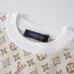 Louis Vuitton 26SS Allover Monogram Jacquard Knit Short Sleeve Tee, Cream Brown #B68863
