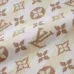 Louis Vuitton 26SS Allover Monogram Jacquard Knit Short Sleeve Tee, Cream Brown #B68863
