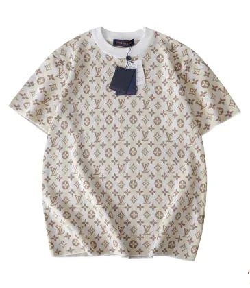Brand L 26SS Allover Monogram Jacquard Knit Short Sleeve Tee, Cream Brown #B68863 Brand L 26SS Allover Monogram Jacquard Knit Short Sleeve Tee, Cream Brown #B68863