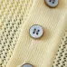 Louis Vuitton Emblem Patch Button Short Sleeve Polo Shirt, Light Yellow #B68862