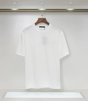 Brand L Embossed Logo Crew Neck Casual Short‑Sleeve T‑Shirt #B67395