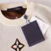 Louis Vuitton Gradient Jacquard Knit Short Sleeve Tee, Off White Orange Letter #B68864
